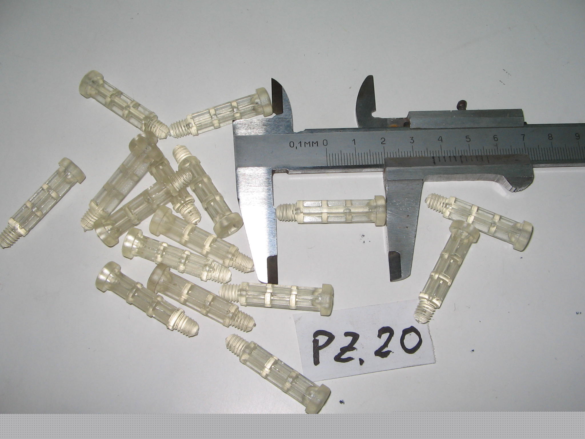 KIT DI VITI IN PLASTICA PZ. 20 N.1844